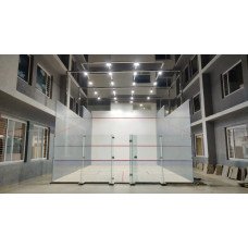 Squash Court 3 Side Glass wall System