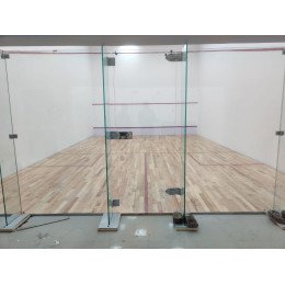 Squash Court Back Glass Wall