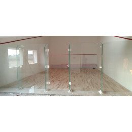 Squash Court Back Glass Wall