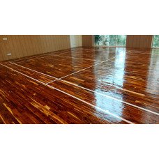 Teak Wooden Flooring by Sports Barrel (FIBA , BFI Approved)