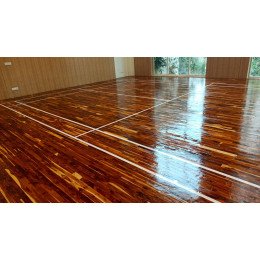 Teak Wooden Flooring by Sports Barrel (FIBA , BFI Approved)