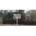 Sports Barrel Fixed Basketball Pole 20mm board with 6 inch round pipe