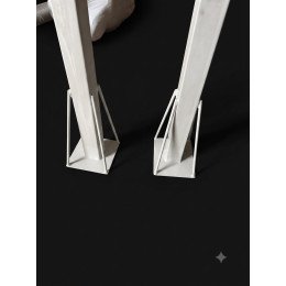 Fixed Lawn Tennis Pole (Pair)