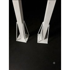 Fixed Volleyball Pole by Sports Barrel