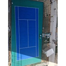 Lawn Tennis Synthetic Court Ground Installation with Fencing and Light (7200 Sq Ft)