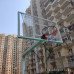Sports Barrel Fixed Basketball Pole 25mm board with 8 inch round pipe