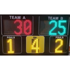 Basketball LED Scoreboard by Sports Barrel (6 Feet x 3 Feet)