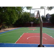 Sports Barrel Fixed Basketball Pole 25mm board with 8 inch round pipe