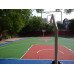 Sports Barrel Fixed Basketball Pole 30mm board with 8 inch round pipe