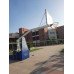 Hydraulic Movable Basketball Pole/Post by Sports Barrel (As per FIBA Std)